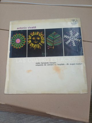 Disco Vinilo Vivaldi Las Cuatro Estaciones