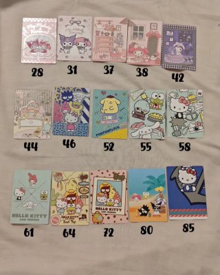 Cartas Coleccionables Sanrio