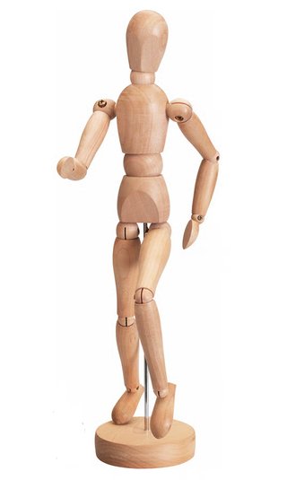 Maniquí IKEA GESTALTA de madera 33 cm