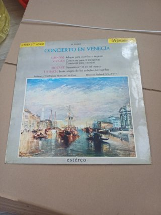 Disco Vinilo Concierto en Venecia Clásico