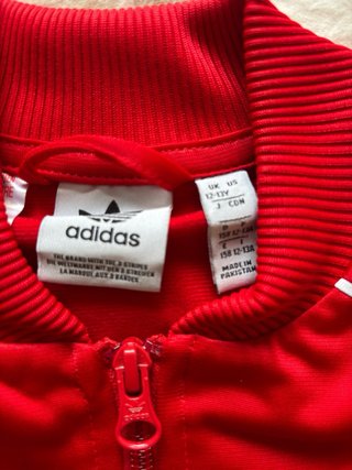 Conjunto Chándal Adidas Rojo talla 12-13Y