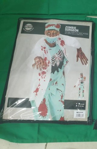 Disfraz Cirujano Zombi Talla M