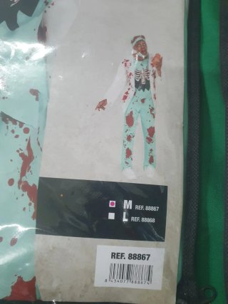Disfraz Cirujano Zombi Talla M