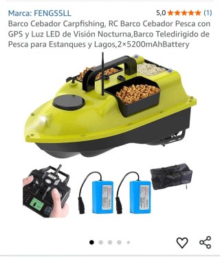 Barco cebador pesca GPS 400-500M