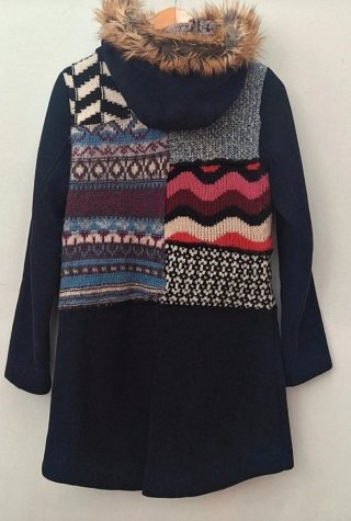 Abrigo Desigual Patchwork
