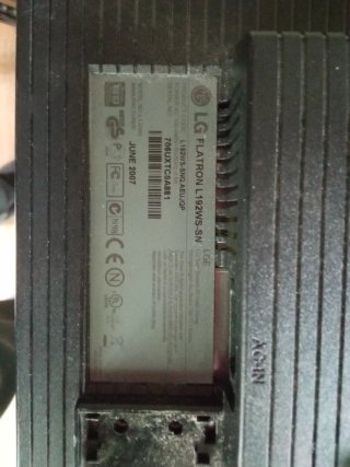 Monitor LG FLATRON L192WS-SN 19