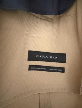 Traje Zara Beige Hombre