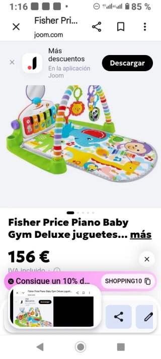 Gimnasio Piano Pataditas Fisher-Price