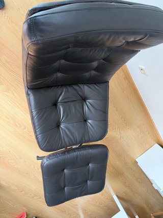Sillón Havberg con Reposapiés Negro