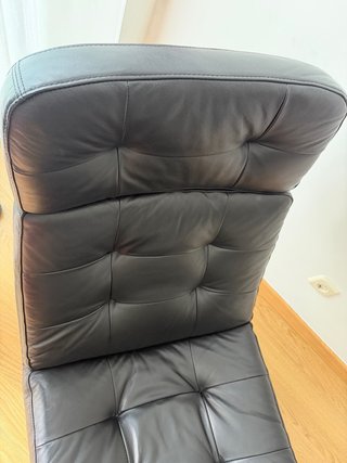 Sillón Havberg con Reposapiés Negro