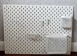 Organizador Pared Perforada Ikea Blanco