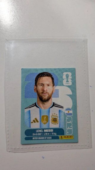 Cromo Messi Mundial Argentina 2026 ARG 17