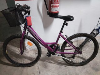 Bicicleta de Montaña Morada para Niña