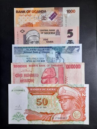 Lote de Billetes Africa