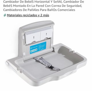 Cambiador Bebé Pared Seguridad