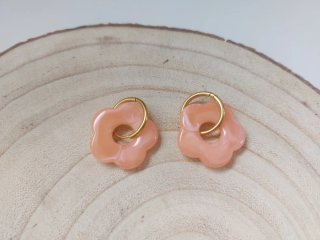Pendientes Flor Coral