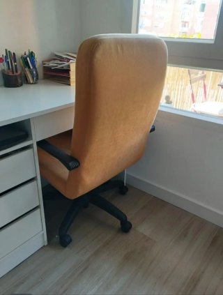 Silla de oficina naranja