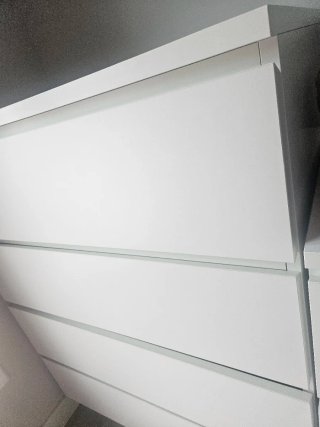 Cómoda blanca 4 cajones madera