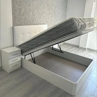 Cama con Cabecero y Colchón