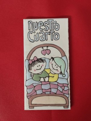 Azulejo Vintage Nuestro Cuarto Años 80
