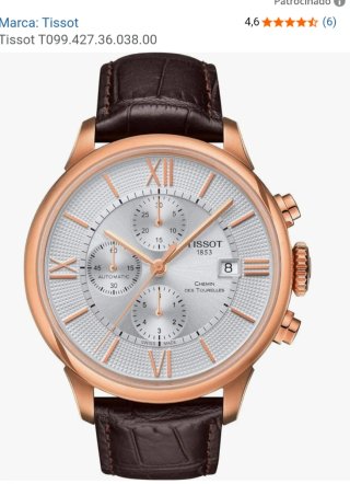 Reloj Tissot Chemin des Tourelles Automático