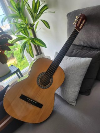 Guitarra Clásica Madera Natural