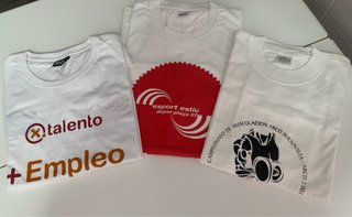 Lote 3 camisetas algodón nuevas manga corta