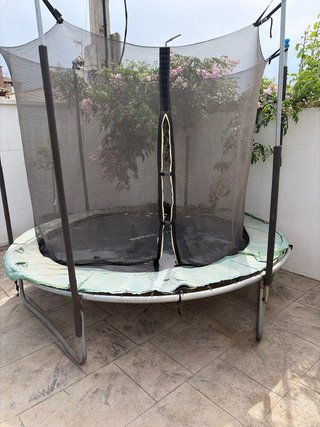 Cama Elástica con Red de Seguridad