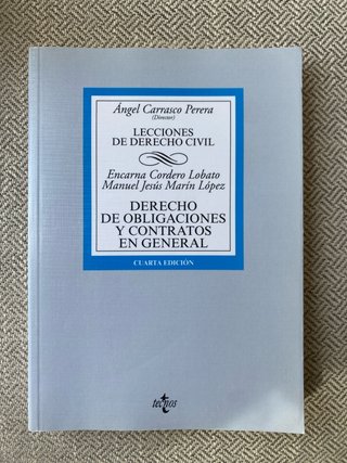Derecho de obligaciones y contratos en general