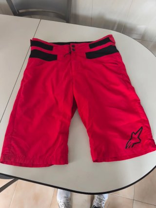 Short Alpinestars Rojo Talla 32