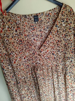Vestido estampado SHEIN talla XL 44,