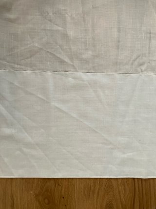 Cortina Blanca Bordada