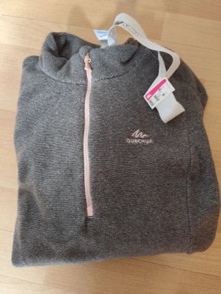 Forro Polar Quechua Gris Talla L