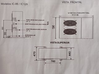 Enfriador Industrial Céspedes IC-129
