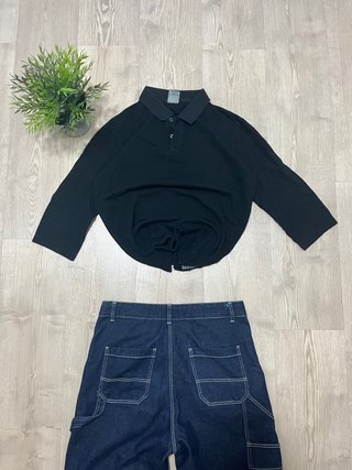 Polo Nike Vintage Y2K Negro