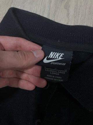 Polo Nike Vintage Y2K Negro
