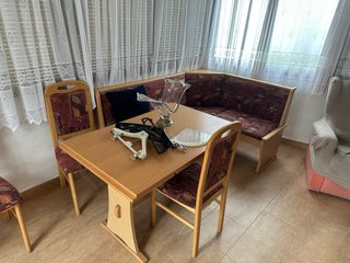 Conjunto mesa y rinconera cocina
