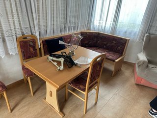 Conjunto mesa y rinconera cocina