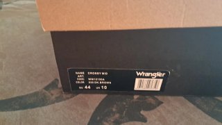Botas Wrangler Marrones y Negras Nuevas