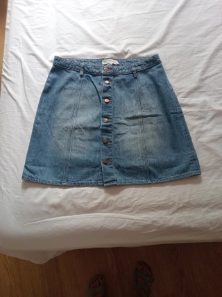 Falda vaquera corta H&M