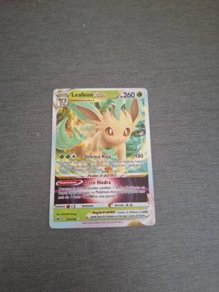 Carta Pokémon Leafeon V ASTRO 014/159