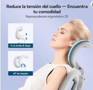 Silla Oficina Ergonómica Malla Soporte Lumbar