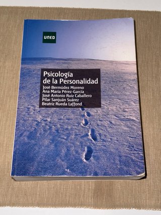 Psicología de la personalidad UNED