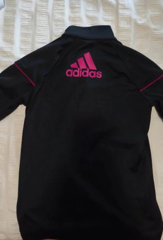 Chaqueta Adidas Negra y Rosa