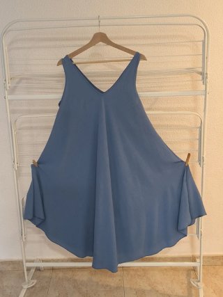 Vestido de verano azul