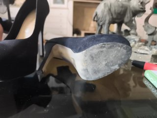 Zapatos de Tacón con Plataforma Negros