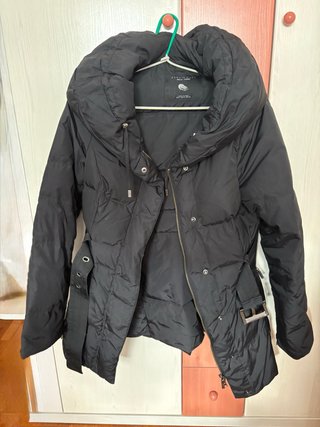 Plumífero Zara Negro Talla M