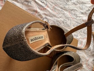 Zapatos de tacón Mariamare plateados