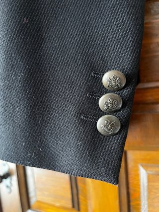 Blazer Negra Zara Estilo Militar