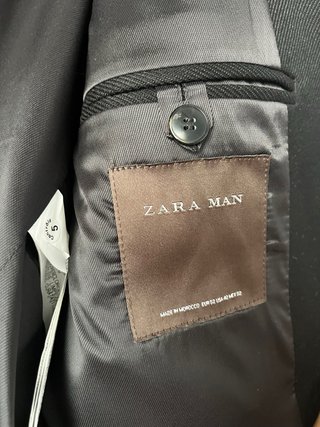 Blazer Negra Zara Estilo Militar